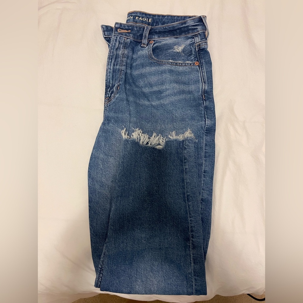 Women’s American Eagle Outfitters Classic Blue Mom Jeans